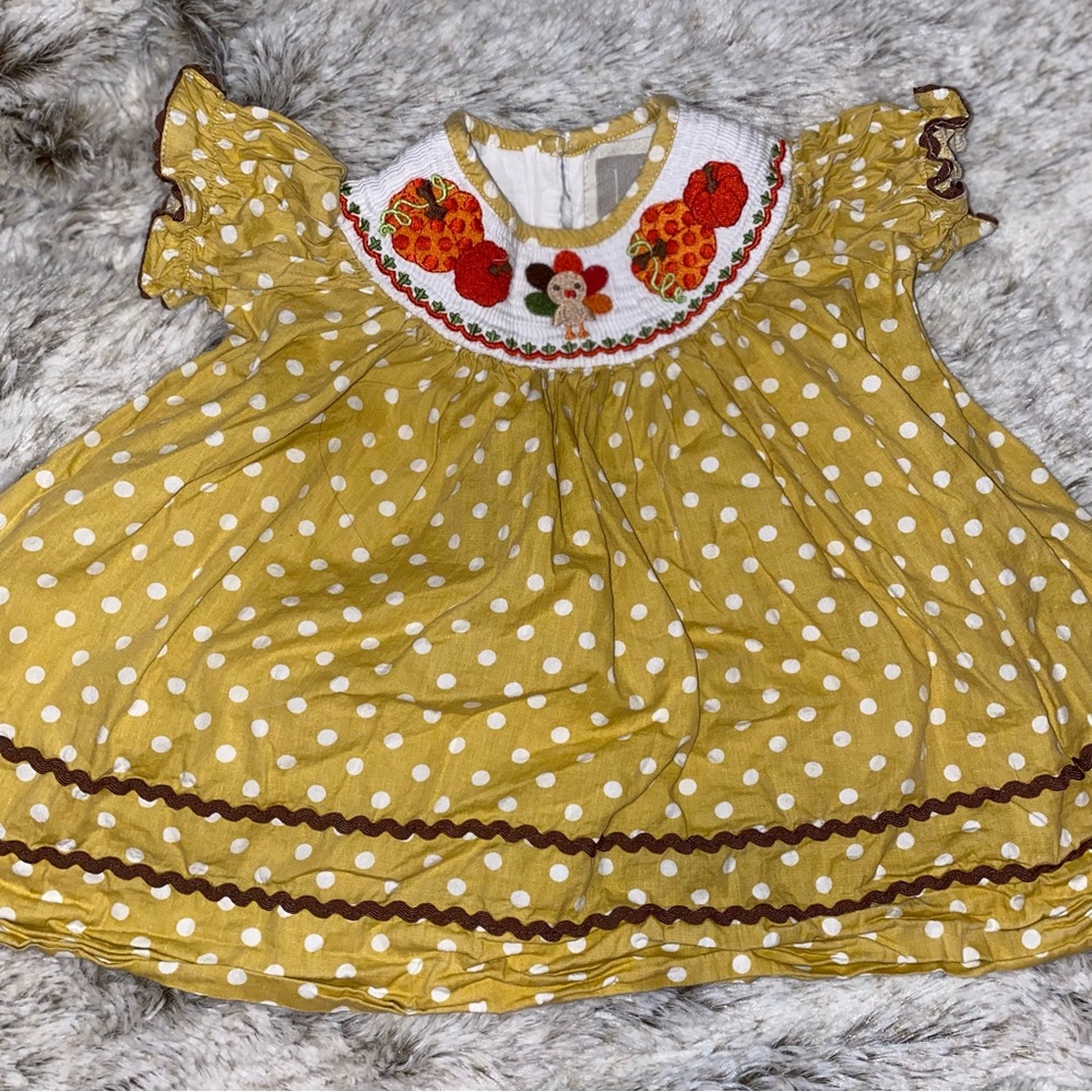 Lil Cactus Thanksgiving Dress
